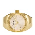 Fossil Two-Hand Gold-Tone Stainless Steel Women's Ring Watch | ES5246