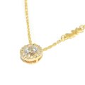 Michael Kors 14k Gold-Plated Sterling Silver Cubic Zirconia Pendant Women's Necklace | MKC1208AN710