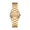 Michael Kors Lennox Three-Hand Gold-Tone Stainless Steel Woman's Watch | MK7460