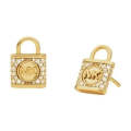 Michael Kors Premium Gold-Tone Sterling Silver Stud Women's Earrings | MKC1628AN710