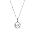 Michael Kors Sterling Silver Logo Starter Women's Necklace | MKC1108AN040