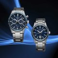 Seiko Sports Stainless Steel Blue Dial Men's Watch | SUR559P1