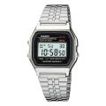 Casio Retro Digital Silver Stainless Steel Men's Watch | A159W-N1DF