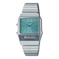 Casio Retro Vintage Silver with Blue Dial Unisex Watch | AQ-800EC-2ADF