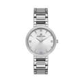 Daniel Klein Premium Silver Dial Three Hands Woman's Watch | DK113578-1