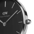 Daniel Wellington Petite Ashfield Silver Black Women's Watch | DW00100202