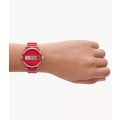 Diesel Baby Chief Digital Red Lacquer and Stainless Steel Unisex Watch | DZ2192