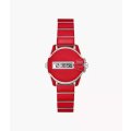 Diesel Baby Chief Digital Red Lacquer and Stainless Steel Unisex Watch | DZ2192