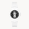 DKNY Chambers Three-Hand White Polyurethane Women's Watch | NY6657