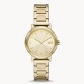 DKNY Soho D Three-Hand Gold-Tone Stainless Steel Women's Watch | NY6651