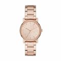 DKNY Soho Rose Gold Round Stainless Steel Women's Watch | NY2854