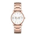 DKNY Soho Rose Gold Stainless Steel Bracelet Women's Watch | NY2654