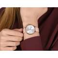 Emporio Armani Kappa Rose Gold Round Leather Women's Watch - AR2510