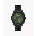 Emporio Armani Chronograph Black Stainless Steel Men's Watch | AR11562