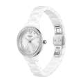 Emporio Armani Three-Hand White Ceramic Woman's Watch | AR70013