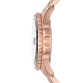 Fossil Blue GMT, Rose Gold-Tone Stainless Steel Men's Watch | FS6027