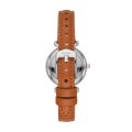 Fossil Carlie Mini Three-Hand Tan Leather Watch | ES4701