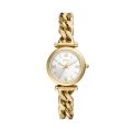 Fossil Carlie Three-Hand Gold-Tone Stainless Steel Woman's Watch | ES5329