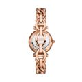 Fossil Carlie Three-Hand Rose Gold-Tone Stainless Steel Woman's Watch | ES5330