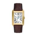 Fossil Carraway Three-Hand, Gold-Tone Stainless Steel Men's Watch | FS6011