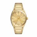 Fossil Everett Three-Hand Date Gold-Tone Stainless Steel Men's Watch | FS5965