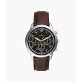 Fossil Neutra Chronograph Brown Leather Men's Watch | FS6024