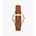 Fossil Neutra Chronograph Medium Brown Leather Woman's Watch | ES5278