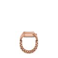 Fossil Raquel Two-Hand, Rose Gold-Tone Stainless Steel Women's Ring Watch | ES5345