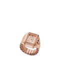 Fossil Raquel Two-Hand, Rose Gold-Tone Stainless Steel Women's Ring Watch | ES5345