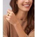 Fossil Ring Two-Hand Gold-Tone Stainless Steel Woman's Watch | ES5319