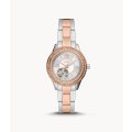 Fossil Stella Automatic Two-Tone Stainless Steel Women's Watch | ME3214
