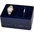 Fossil Two Tone Silver and Gold Classic Women's Watch and Bracelet Set | ES5313SET