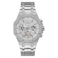 Guess Momentum Silver Tone Multi-Function Gents Watch GW0419G1