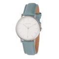 Hallmark Blue Leather Strap White Dial Women's Watch | HL2054A