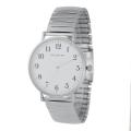 Hallmark Silver Bracelet White Dial Men's Dress Watch | HF1470W