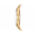 Michael Kors Harlowe Three-Hand Gold-Tone Stainless Steel Woman's Watch | MK4709