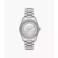 Michael Kors Lexington Three-Hand Stainless Steel Woman's Watch | MK7445