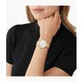 Michael Kors Parker Lux Three-Hand Gold-Tone Stainless Steel Watch | MK4693