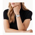 Michael Kors Portia Silver Round Stainless Steel Women's Watch | MK3843