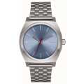 Nixon Time Teller Blue Dial / Light Gunmetal Stainless Steel Unisex Watch| A0455160-00