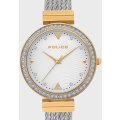 Police Yakima Two Tone Cable Strap Women's Watch | PL15575BSTG04M
