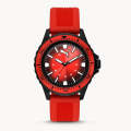 PUMA Puma 10 Three-Hand Red Silicone Watch | P6046