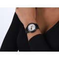 PUMA Reset V1 Three-Hand Reversible Black and White Knit Women's Watch | P1040
