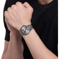 Skagen Holst Chronograph Charcoal Steel Mesh Multifunction Men's Watch | SKW6180