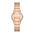 Skagen Signatur Lille Two-Hand Rose Gold Stainless Steel Woman's Watch | SKW3125