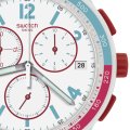 Swatch Red Track Silicone Quartz Fashion Men's Watch | SUSM403