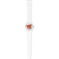 Swatch Time to Red Small Unisex Watch | SO31W104