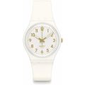 Swatch White Bishop Unisex Watch | SO28W106-S14