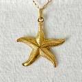 9ct Gold Sea Star Charm or Pendant