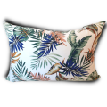 Tropical Leaf Rectangular Scatter Cushion